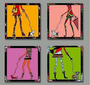 Dafen Oil Painting on canvas abstract -set146 Dafen Oil Painting on canvas abstract -set146